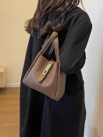 Marlowe Hale Structured Vegan Leather Tote