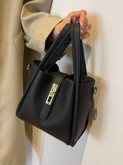 Marlowe Hale Structured Vegan Leather Tote