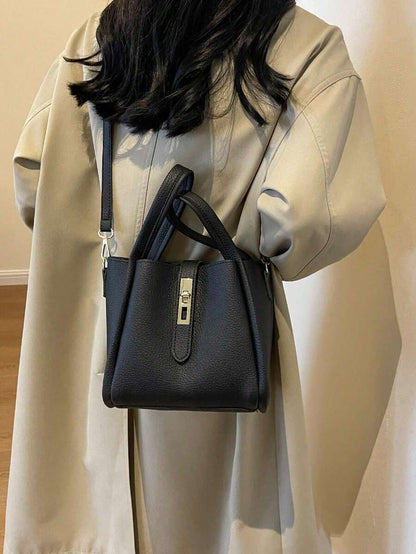 Marlowe Hale Structured Vegan Leather Tote