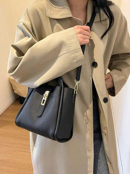 Marlowe Hale Structured Vegan Leather Tote