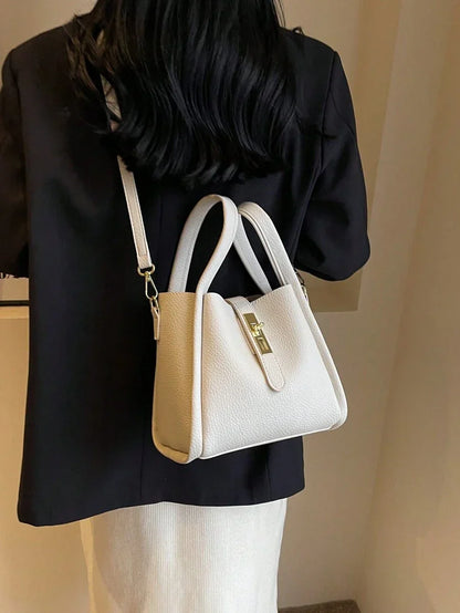 Marlowe Hale Structured Vegan Leather Tote