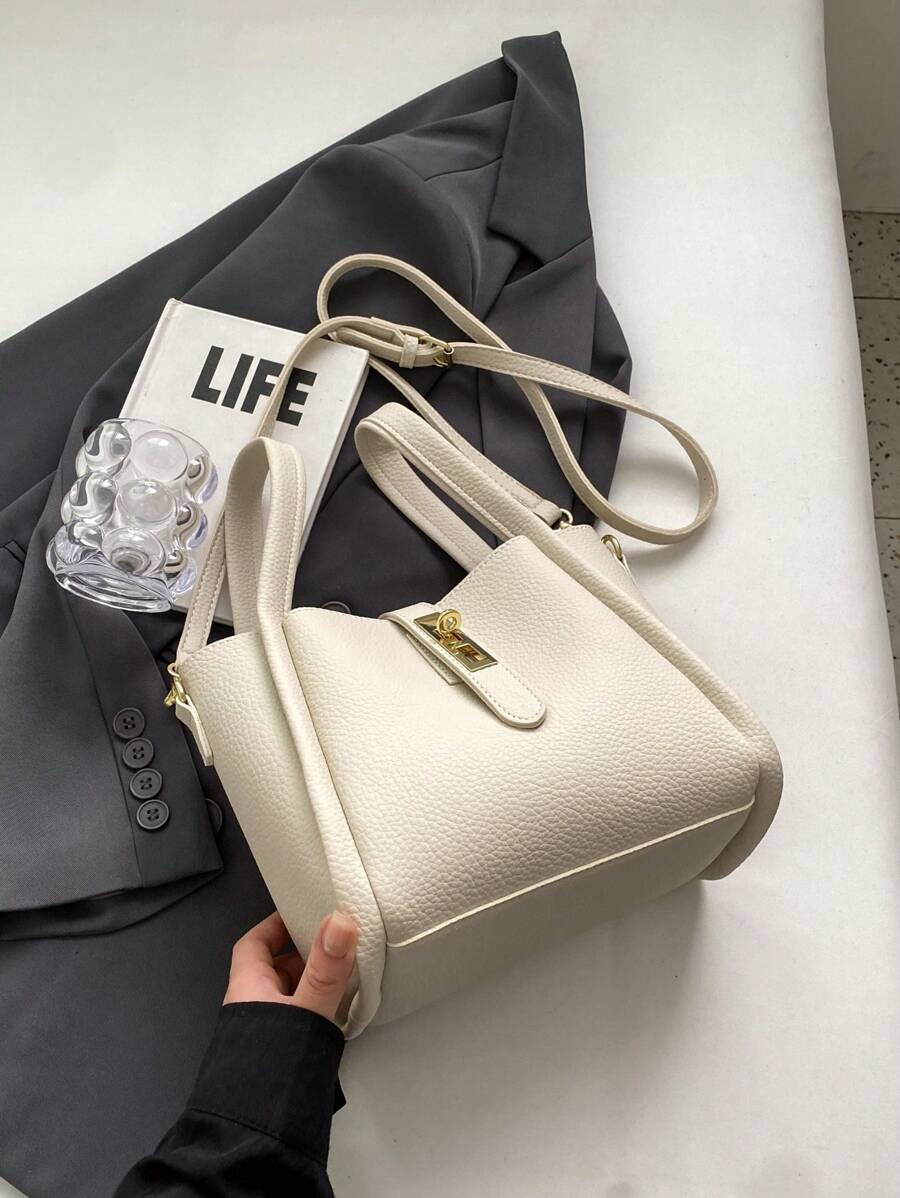 Marlowe Hale Structured Vegan Leather Tote