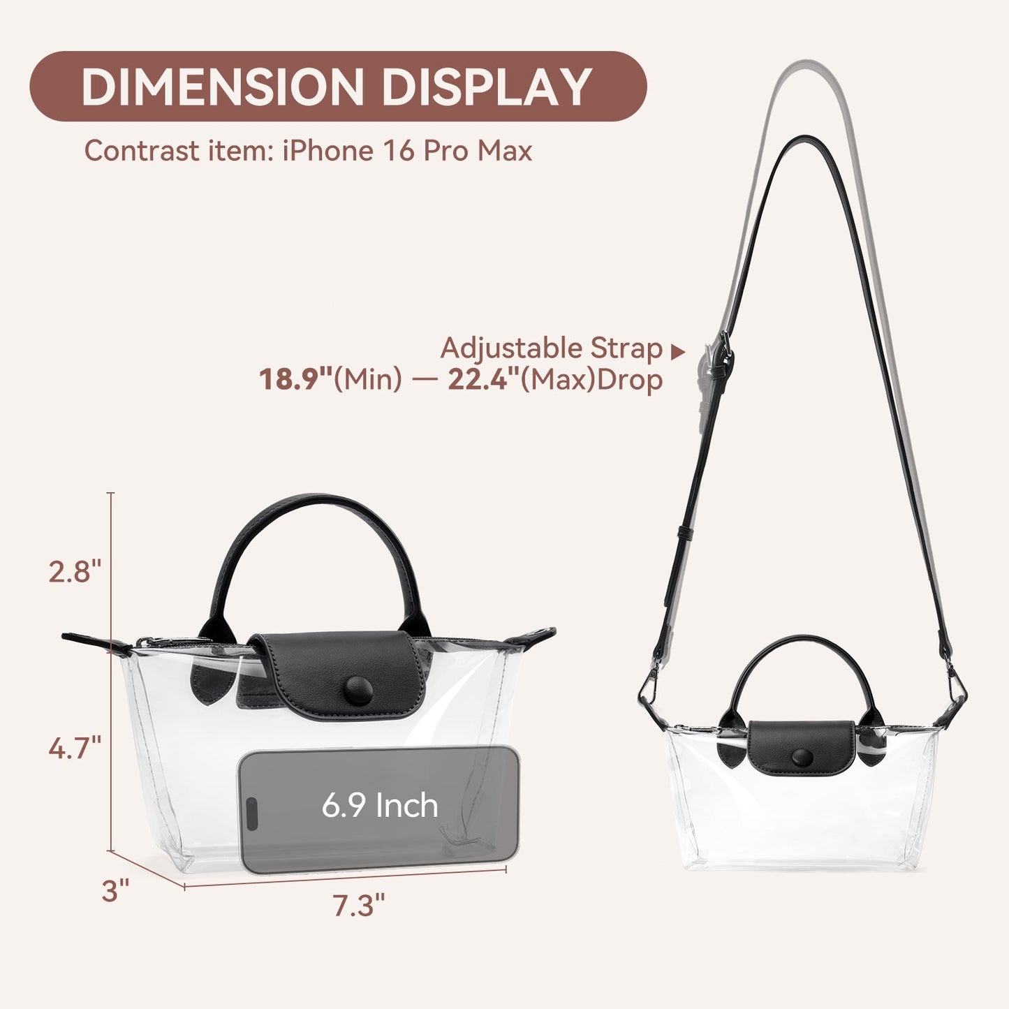 The Gameday Clear Mini Bag