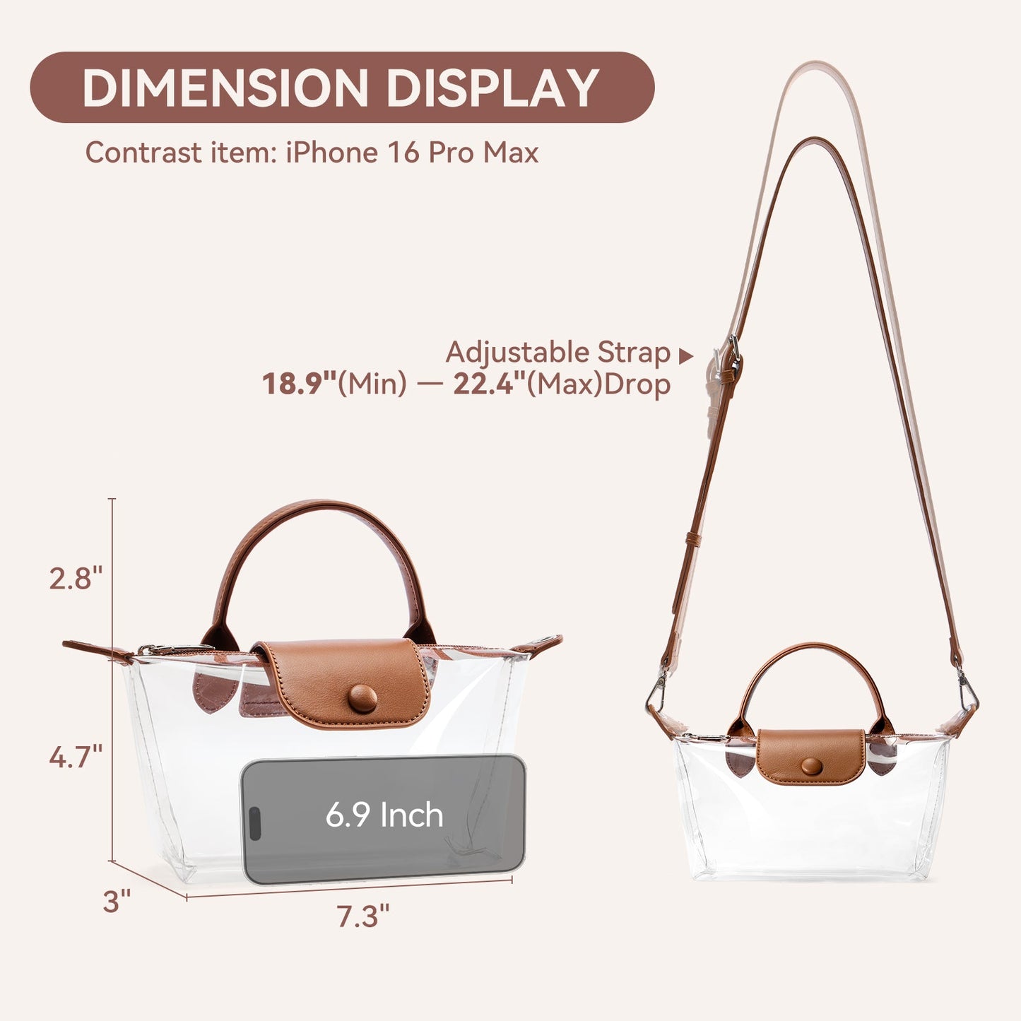The Gameday Clear Mini Bag