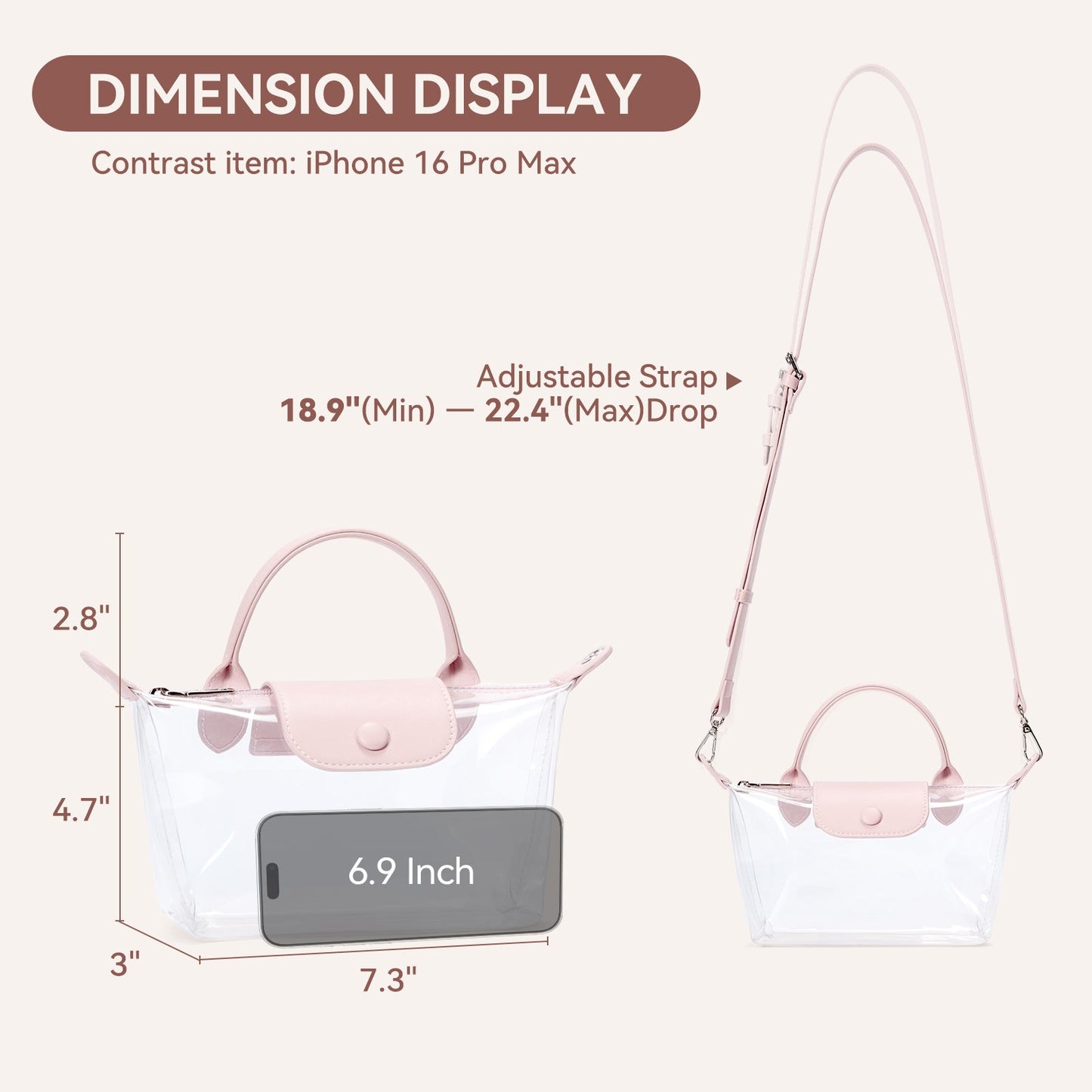 The Gameday Clear Mini Bag