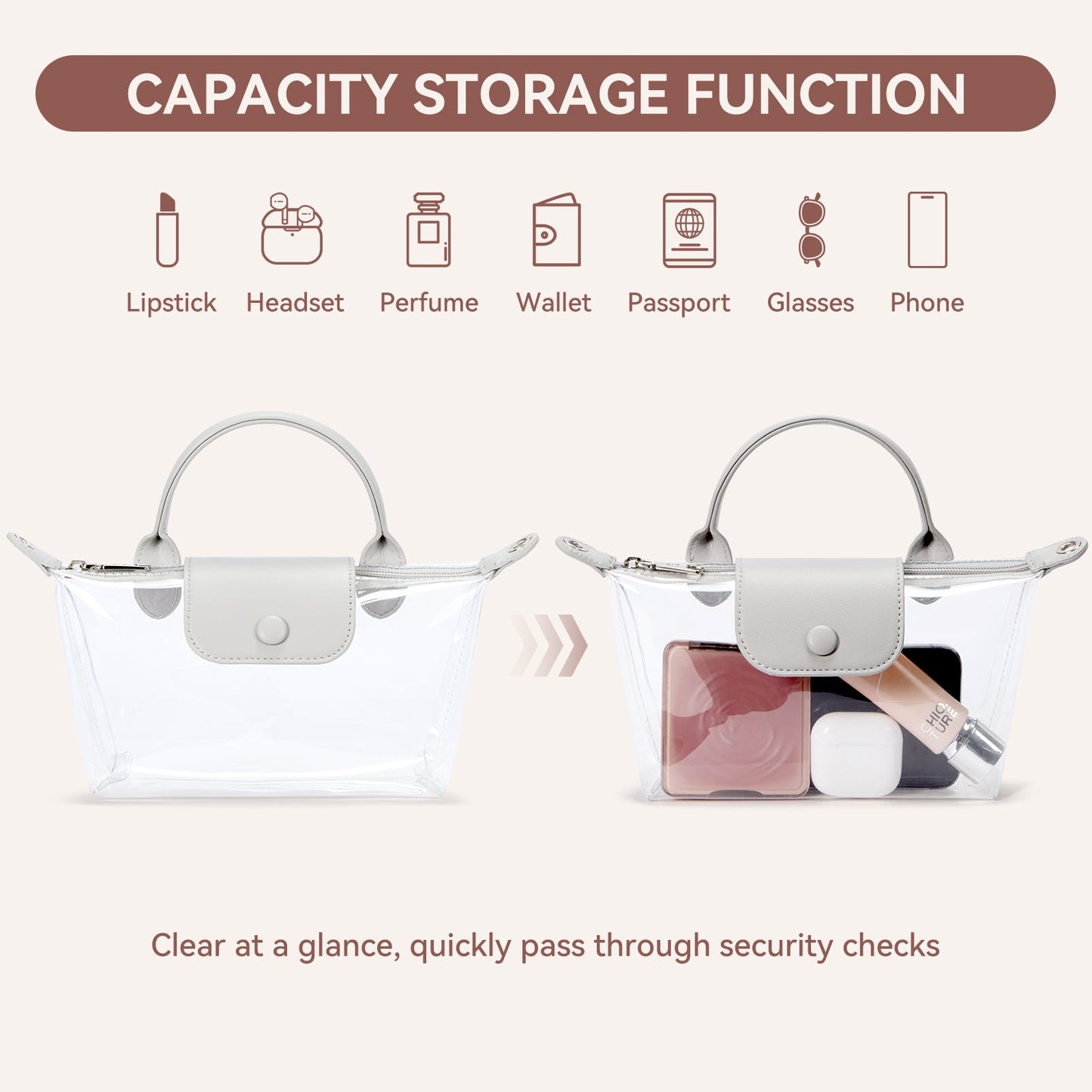 The Gameday Clear Mini Bag