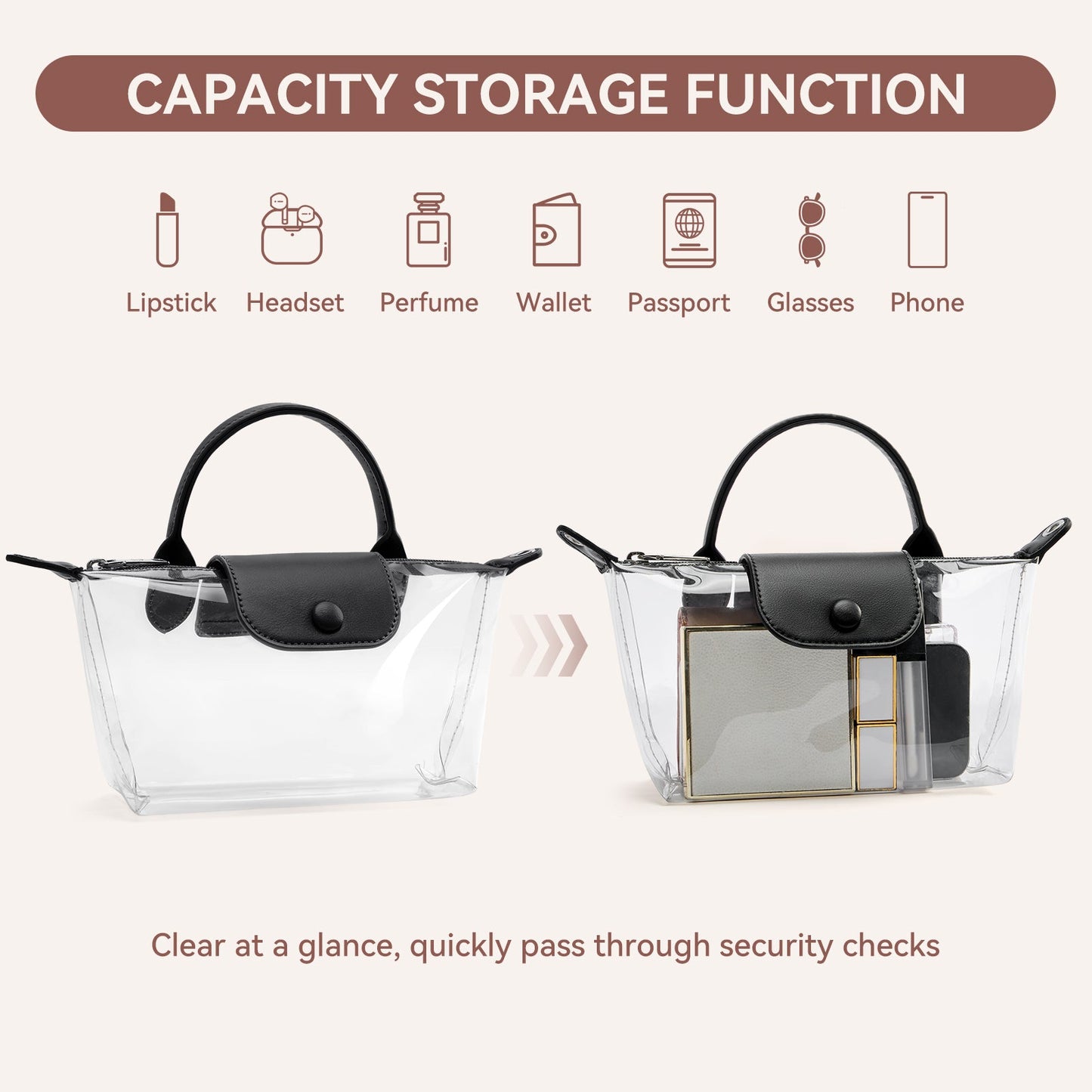 The Gameday Clear Mini Bag