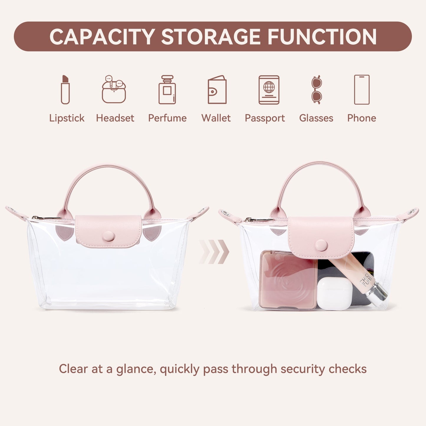 The Gameday Clear Mini Bag