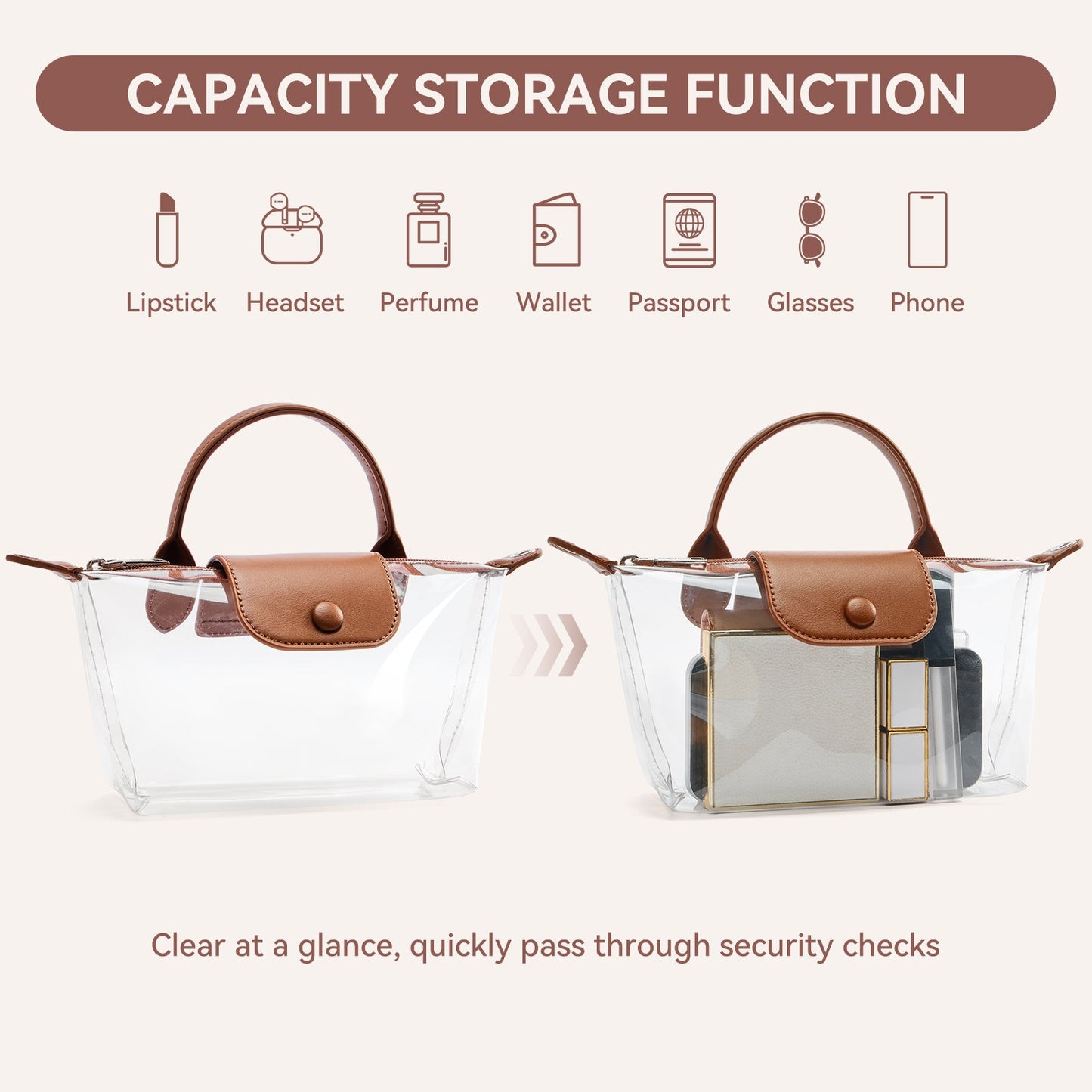 The Gameday Clear Mini Bag