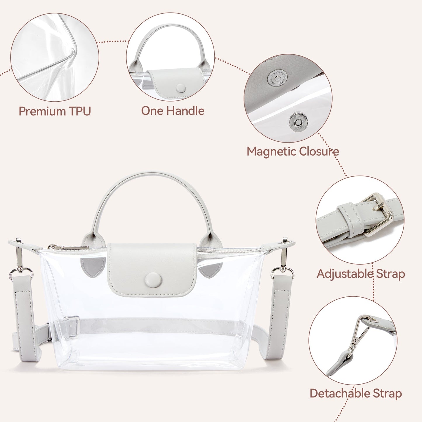 The Gameday Clear Mini Bag