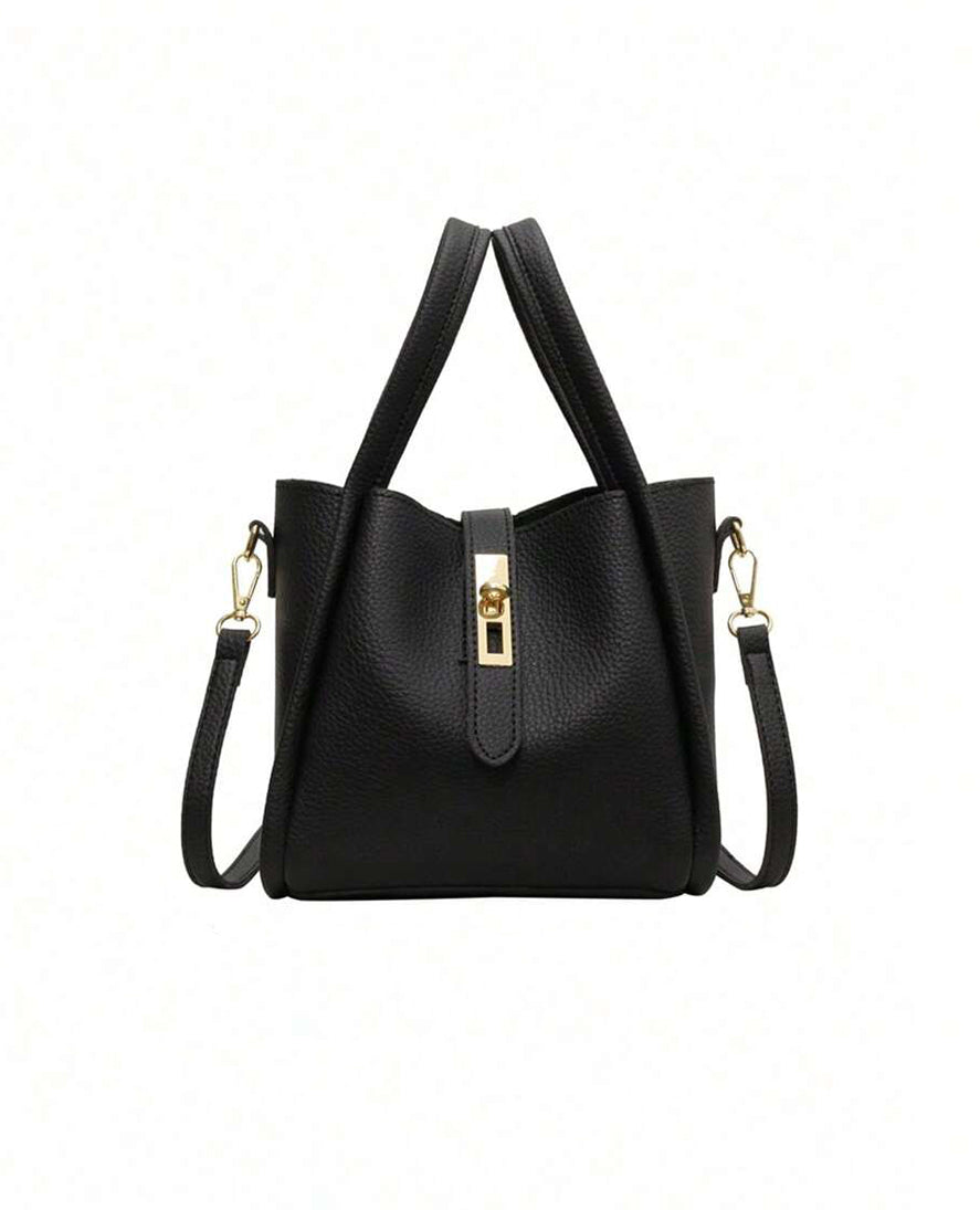 Marlowe Hale Structured Vegan Leather Tote
