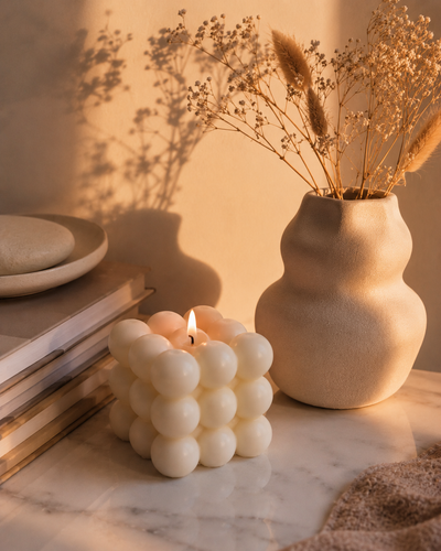 Cozy Bubble Cube Candle