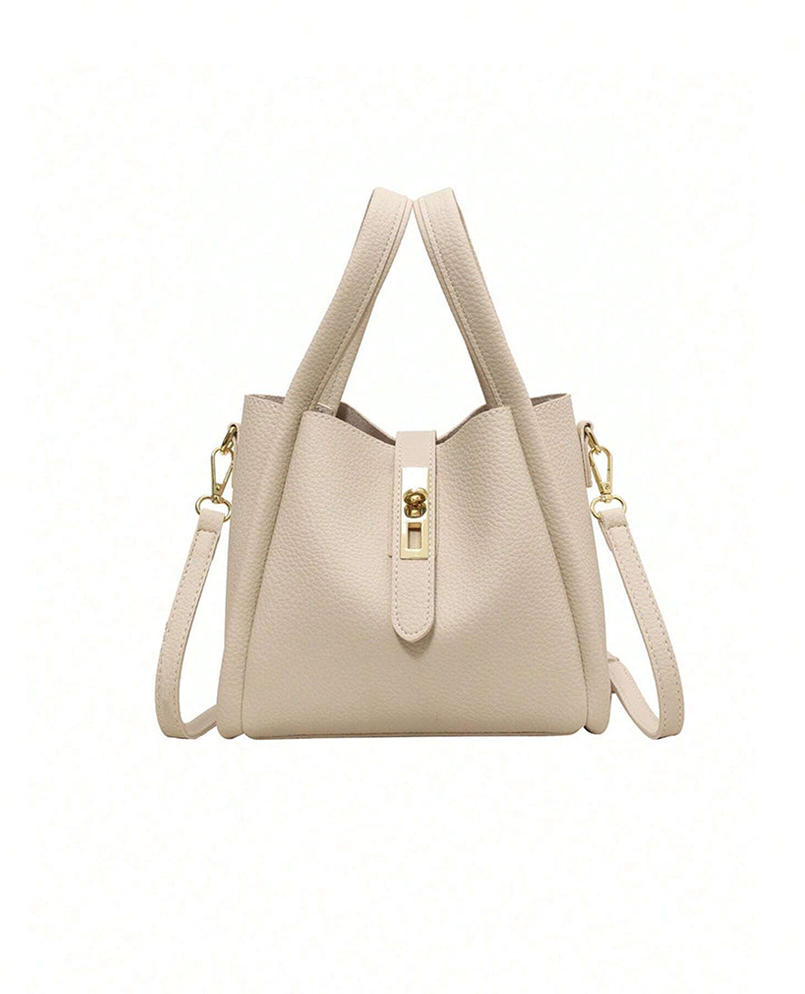 Marlowe Hale Structured Vegan Leather Tote