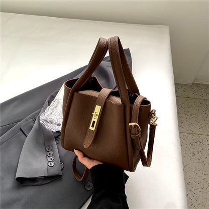 Marlowe Hale Structured Vegan Leather Tote