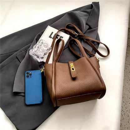 Marlowe Hale Structured Vegan Leather Tote