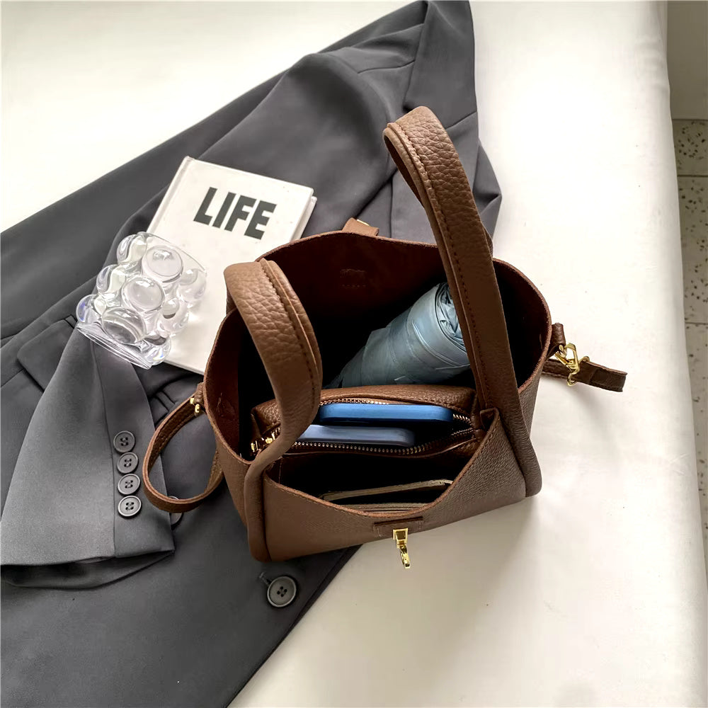 Marlowe Hale Structured Vegan Leather Tote