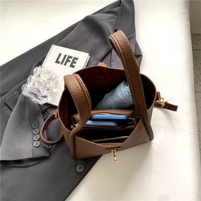 Marlowe Hale Structured Vegan Leather Tote